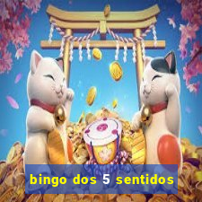 bingo dos 5 sentidos